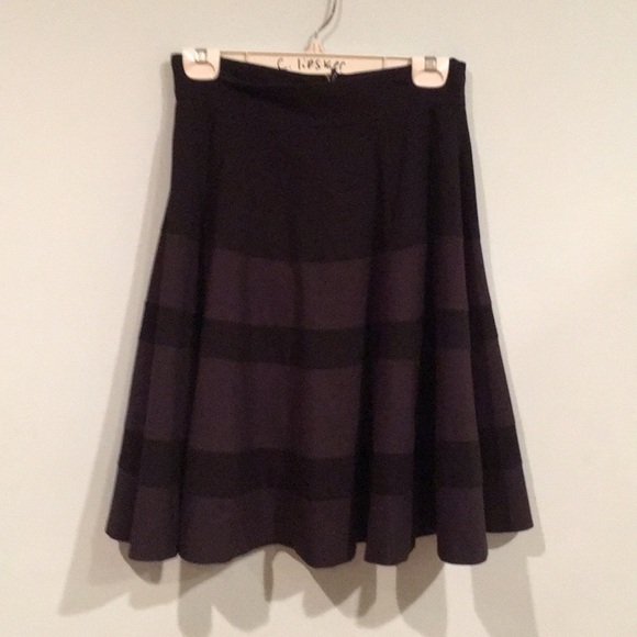Amanda and Chelsea | Flair A Line Stripe Skirt - Picture 2 of 5